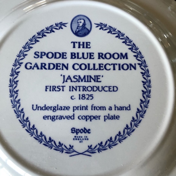 Spode Blue Room "Jasmine" Plate - Picture 4 of 4